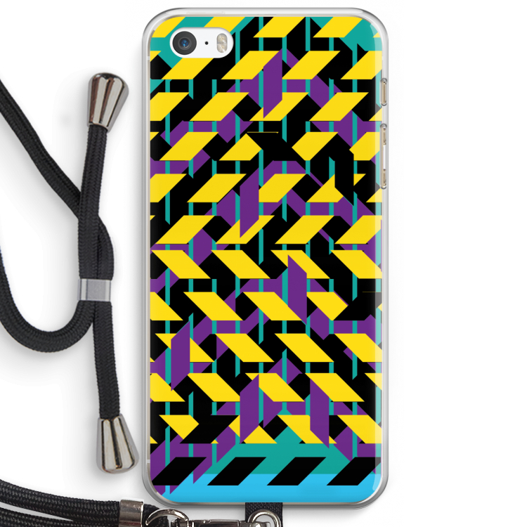 Skew Bee 3: iPhone 5 / 5S / SE Transparant Hoesje met koord