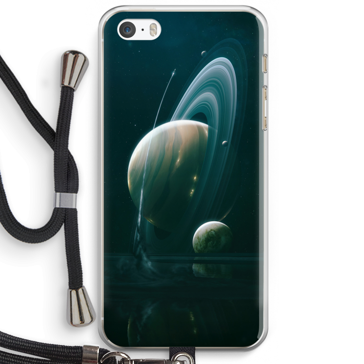 Mercurius: iPhone 5 / 5S / SE Transparant Hoesje met koord