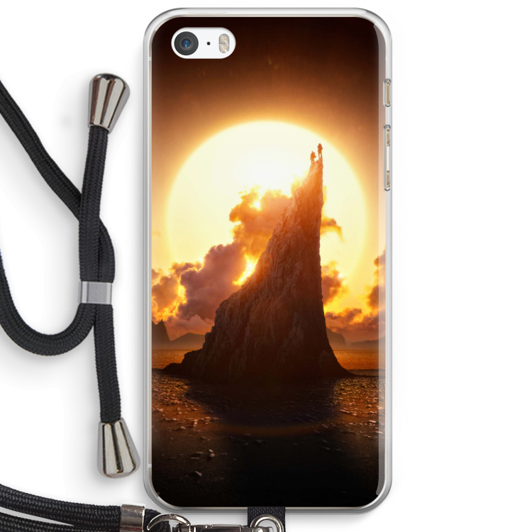 Children of the Sun: iPhone 5 / 5S / SE Transparant Hoesje met koord