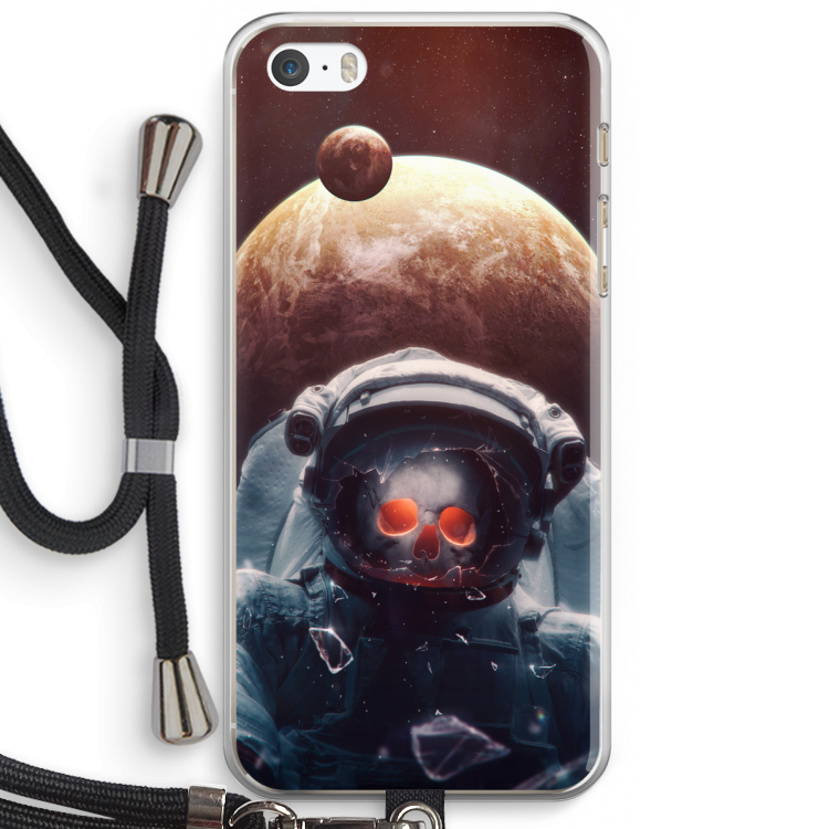 Voyager: iPhone 5 / 5S / SE Transparant Hoesje met koord