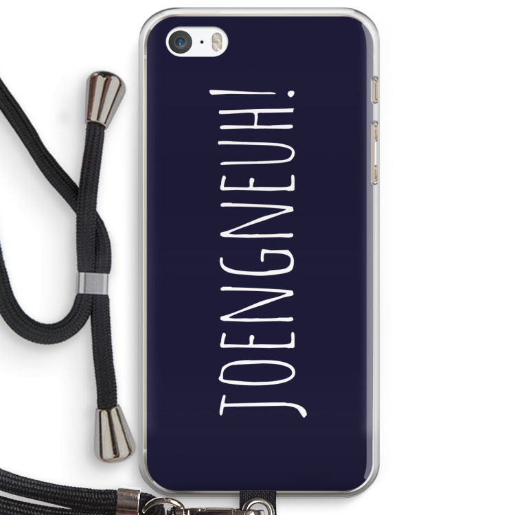 Joengneuh!: iPhone 5 / 5S / SE Transparant Hoesje met koord