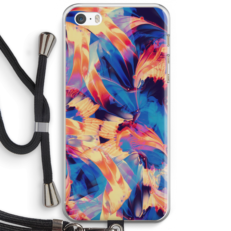 Tuesday Night: iPhone 5 / 5S / SE Transparant Hoesje met koord