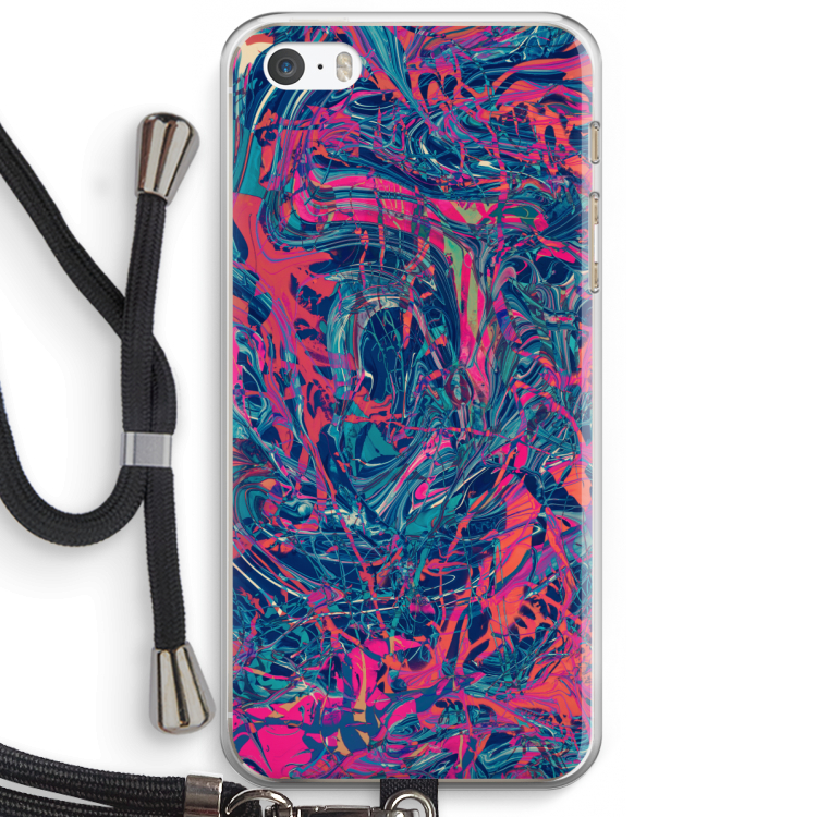 Sleeping Dreams: iPhone 5 / 5S / SE Transparant Hoesje met koord