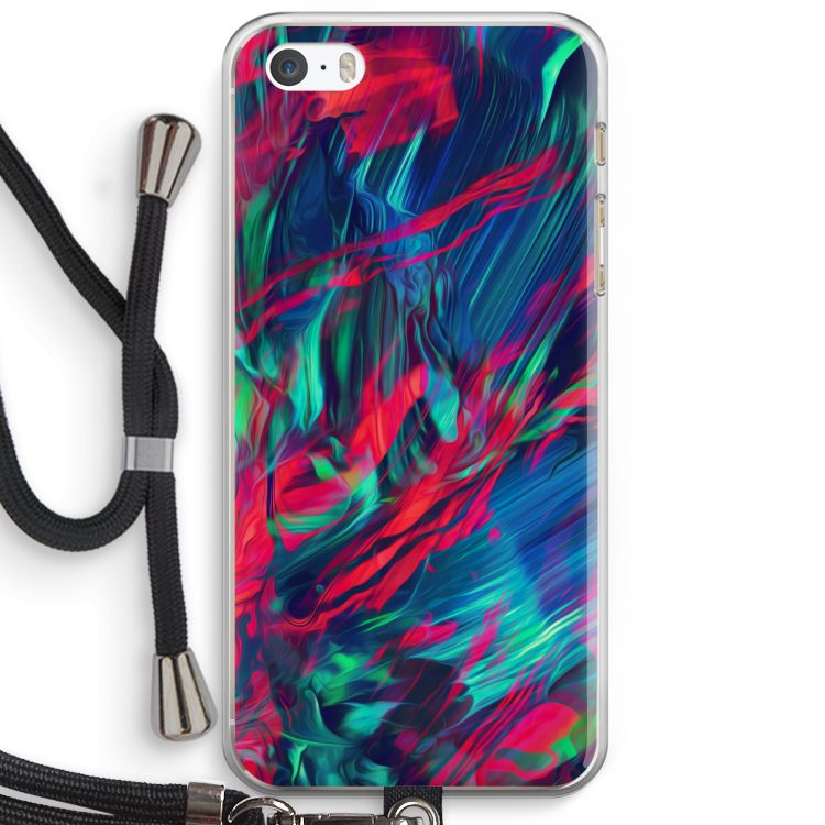Pilgrims Of The Sea: iPhone 5 / 5S / SE Transparant Hoesje met koord