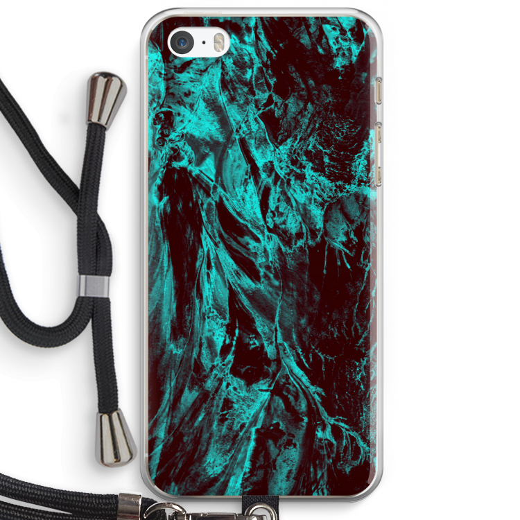 Ice Age: iPhone 5 / 5S / SE Transparant Hoesje met koord