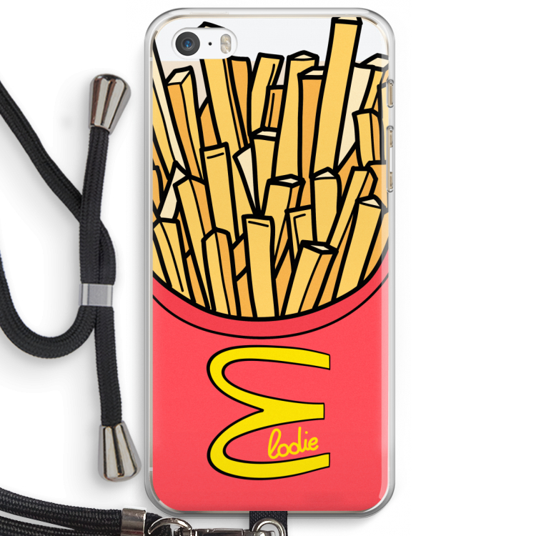McElodie: iPhone 5 / 5S / SE Transparant Hoesje met koord