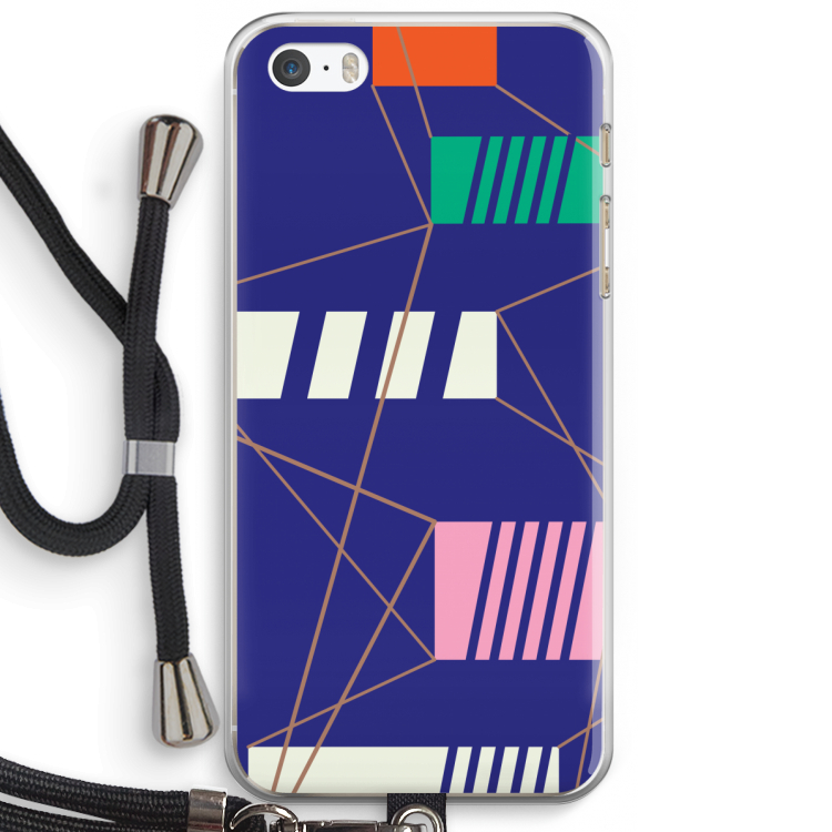 Gestalte 5: iPhone 5 / 5S / SE Transparant Hoesje met koord