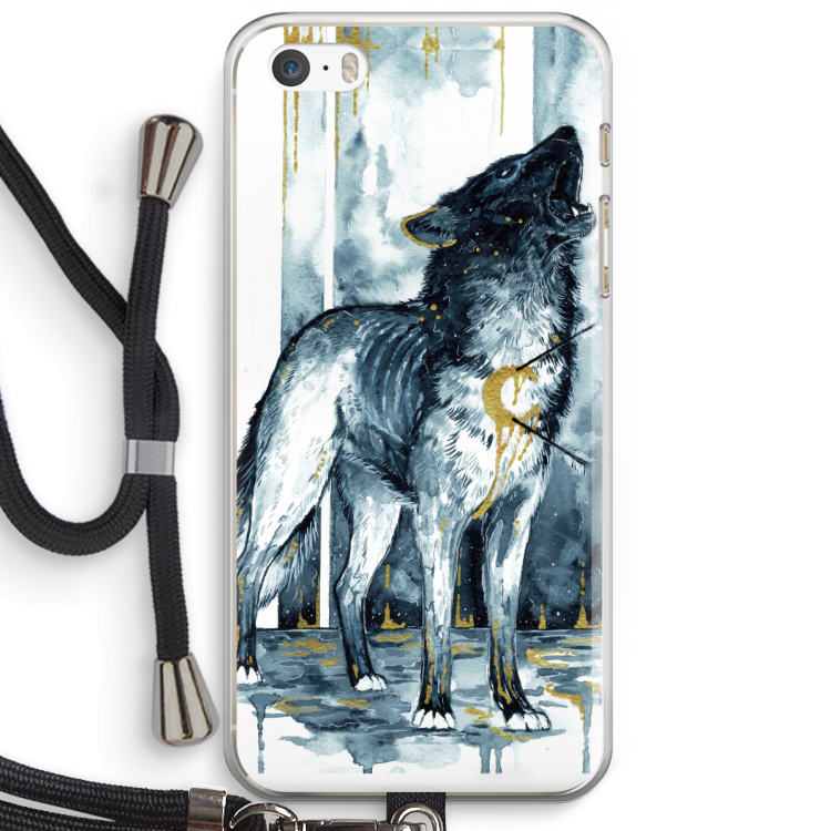 Bleeding Soul: iPhone 5 / 5S / SE Transparant Hoesje met koord