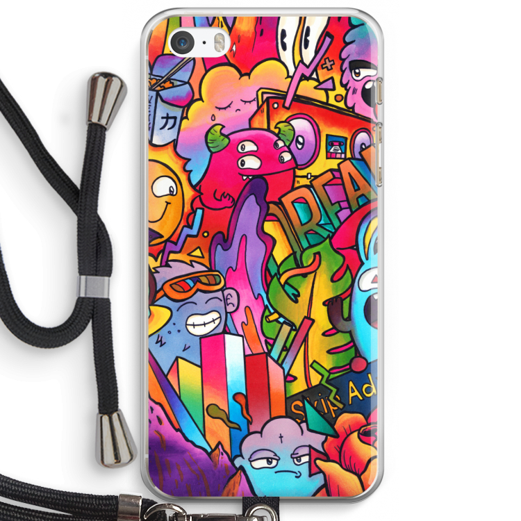 Dreams: iPhone 5 / 5S / SE Transparant Hoesje met koord