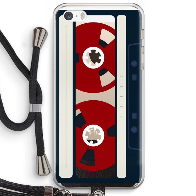 Here's your tape: iPhone 5 / 5S / SE Transparant Hoesje met koord