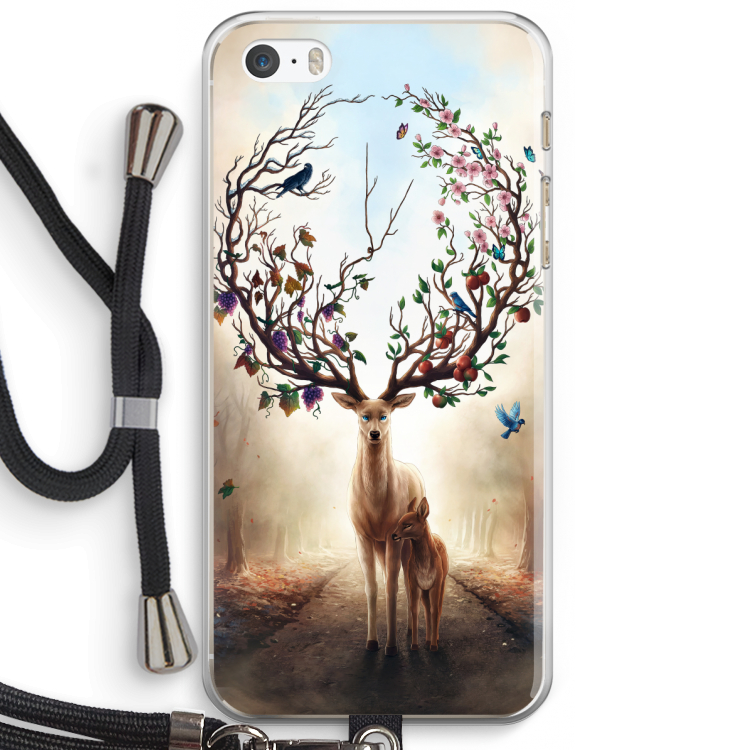 Seasons Change: iPhone 5 / 5S / SE Transparant Hoesje met koord