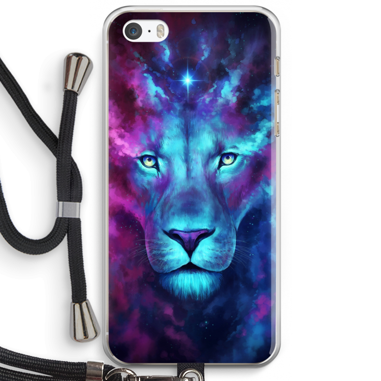 Firstborn: iPhone 5 / 5S / SE Transparant Hoesje met koord