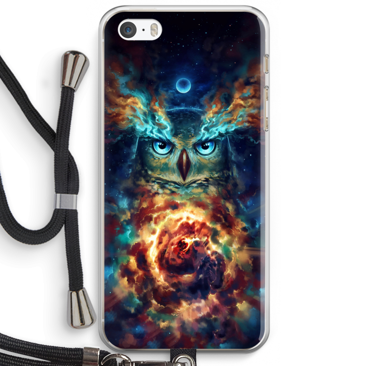 Aurowla: iPhone 5 / 5S / SE Transparant Hoesje met koord