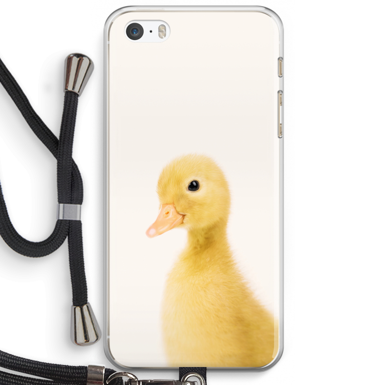 Duke: iPhone 5 / 5S / SE Transparant Hoesje met koord