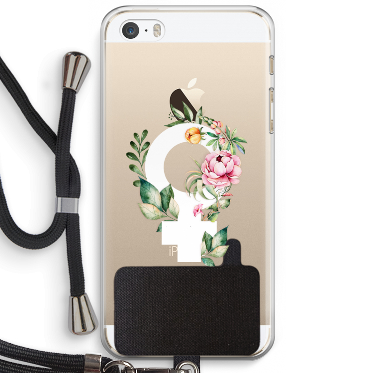 Venus: iPhone 5 / 5S / SE Transparant Hoesje met koord
