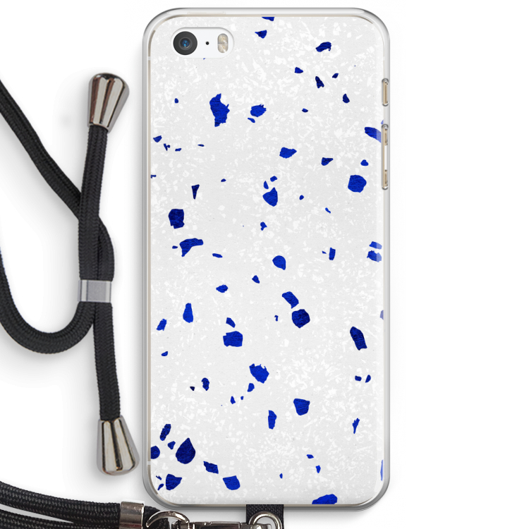 Terrazzo N°5: iPhone 5 / 5S / SE Transparant Hoesje met koord