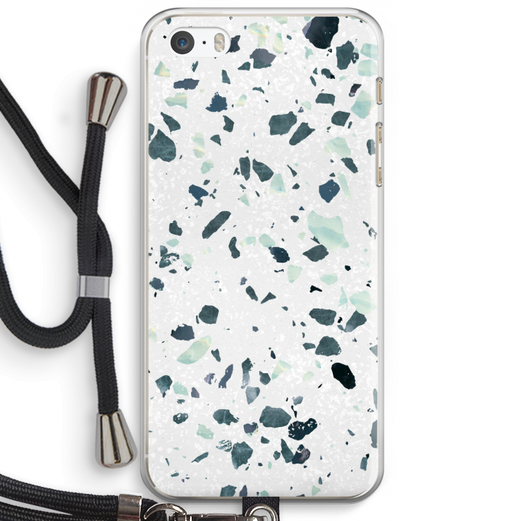 Terrazzo N°2: iPhone 5 / 5S / SE Transparant Hoesje met koord