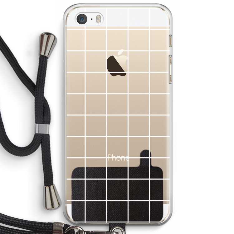 Rooster 2: iPhone 5 / 5S / SE Transparant Hoesje met koord