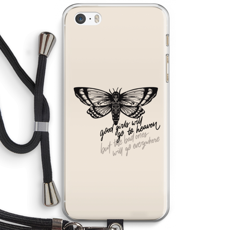 Good or bad: iPhone 5 / 5S / SE Transparant Hoesje met koord