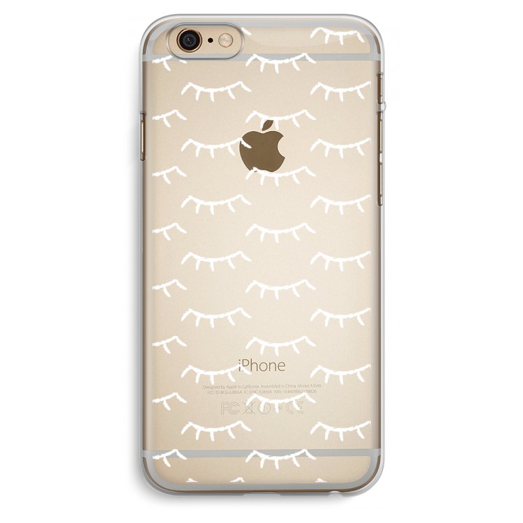 Wimpers: iPhone 6 Plus / 6S Plus Transparant Hoesje