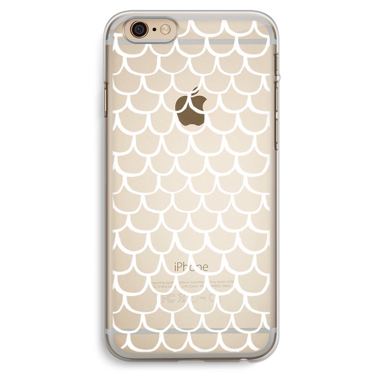 Dakpannetjes: iPhone 6 Plus / 6S Plus Transparant Hoesje