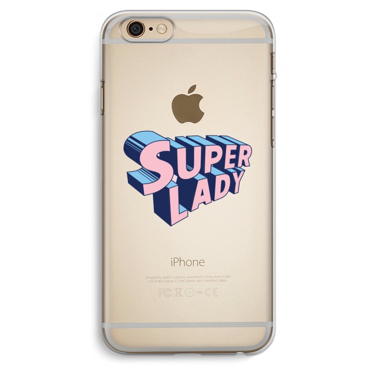 Superlady: iPhone 6 Plus / 6S Plus Transparant Hoesje