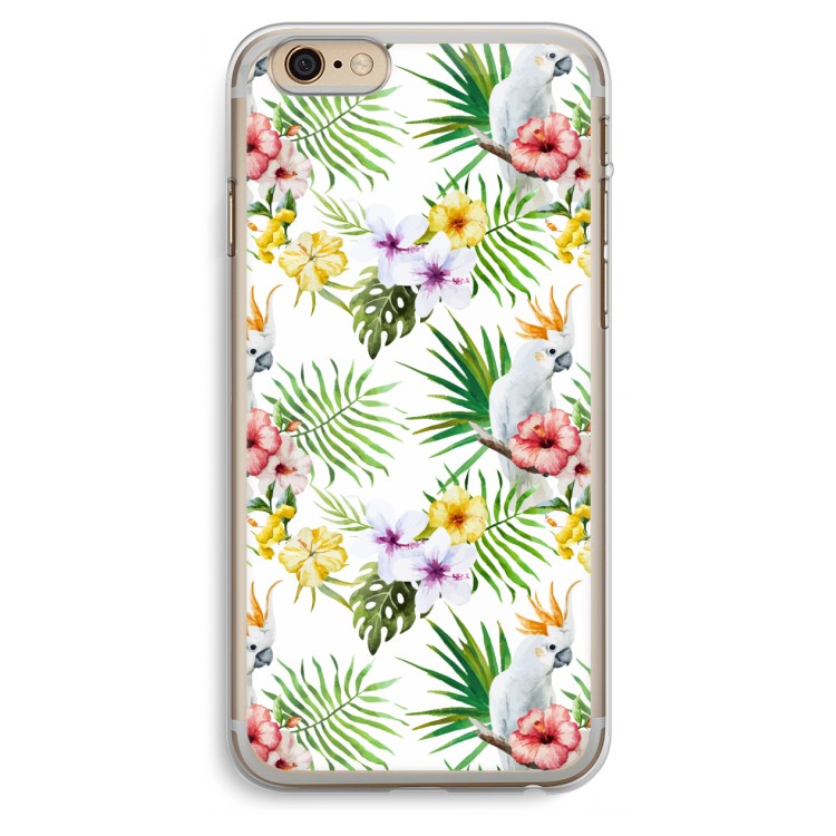 Gele kuif: iPhone 6 Plus / 6S Plus Transparant Hoesje
