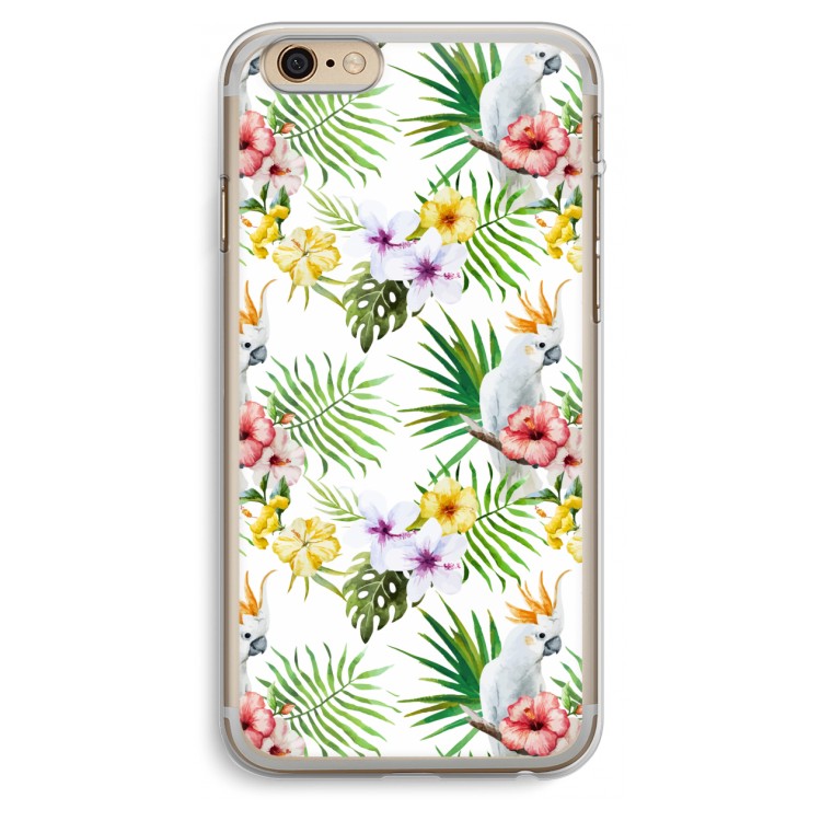 Gele kuif: iPhone 6 Plus / 6S Plus Transparant Hoesje