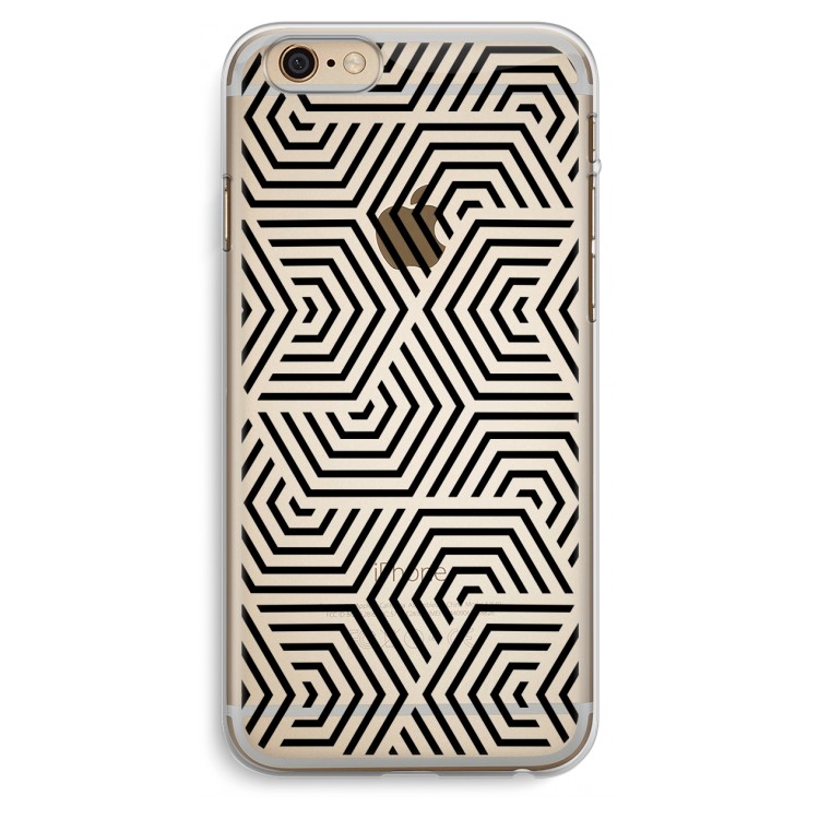 Magic pattern: iPhone 6 Plus / 6S Plus Transparant Hoesje