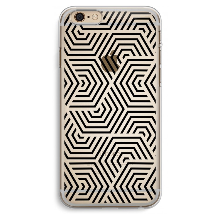 Magic pattern: iPhone 6 Plus / 6S Plus Transparant Hoesje