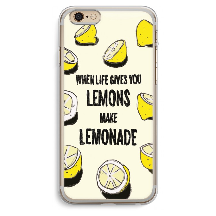 Lemonade: iPhone 6 Plus / 6S Plus Transparant Hoesje
