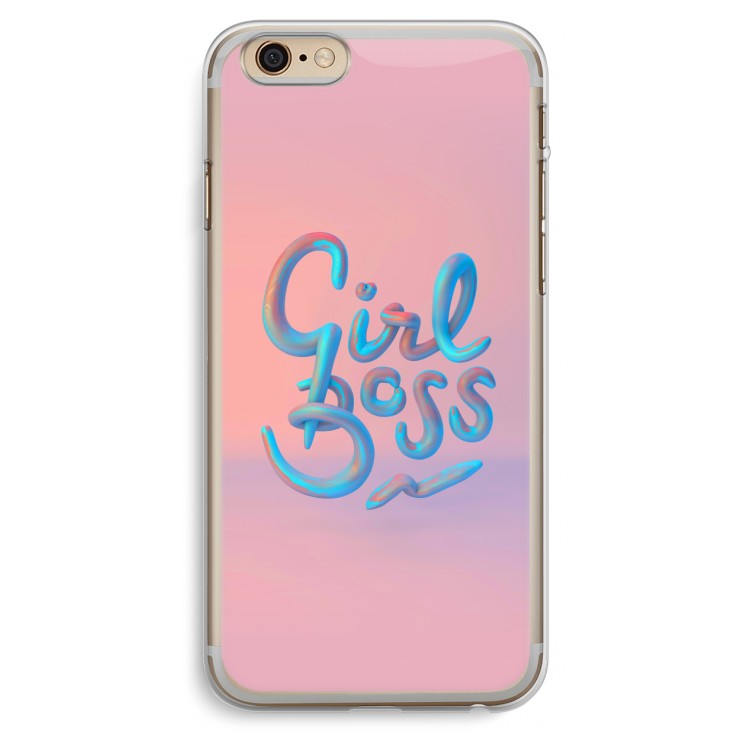 Girl boss: iPhone 6 Plus / 6S Plus Transparant Hoesje