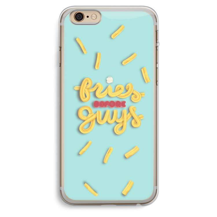 Always fries: iPhone 6 Plus / 6S Plus Transparant Hoesje