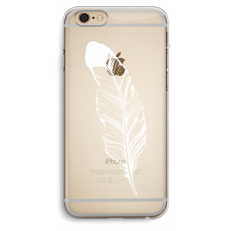 Pluim: iPhone 6 Plus / 6S Plus Transparant Hoesje