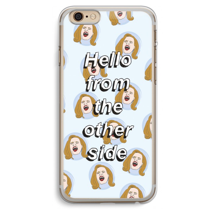 Hello: iPhone 6 Plus / 6S Plus Transparant Hoesje