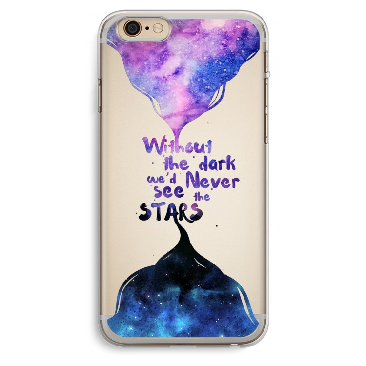 Stars quote: iPhone 6 Plus / 6S Plus Transparant Hoesje