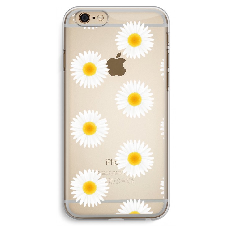 Margrietjes: iPhone 6 Plus / 6S Plus Transparant Hoesje