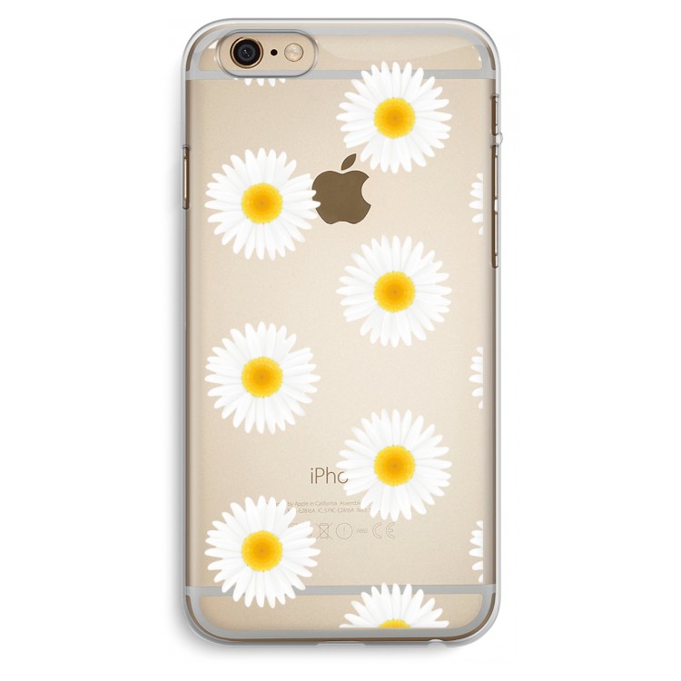 Margrietjes: iPhone 6 Plus / 6S Plus Transparant Hoesje