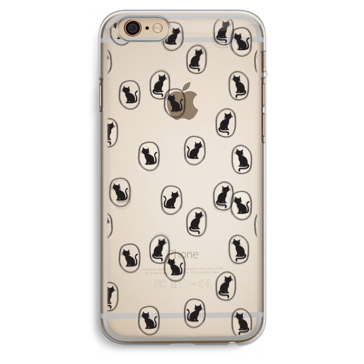 Miauw: iPhone 6 Plus / 6S Plus Transparant Hoesje