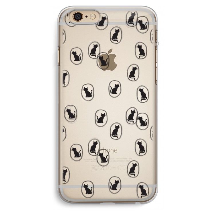 Miauw: iPhone 6 Plus / 6S Plus Transparant Hoesje