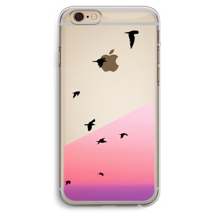 Fly away: iPhone 6 Plus / 6S Plus Transparant Hoesje