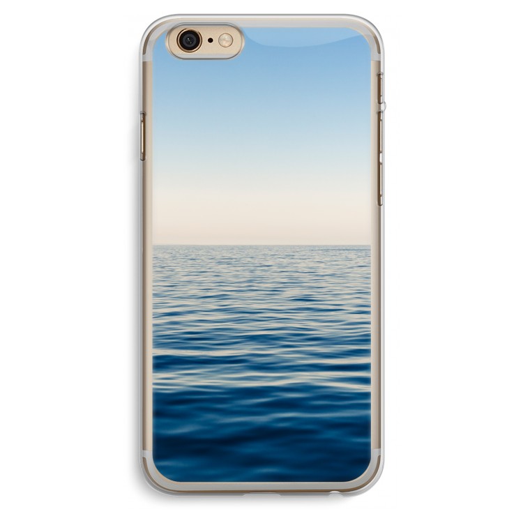 Water horizon: iPhone 6 Plus / 6S Plus Transparant Hoesje