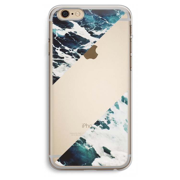 Golven: iPhone 6 Plus / 6S Plus Transparant Hoesje