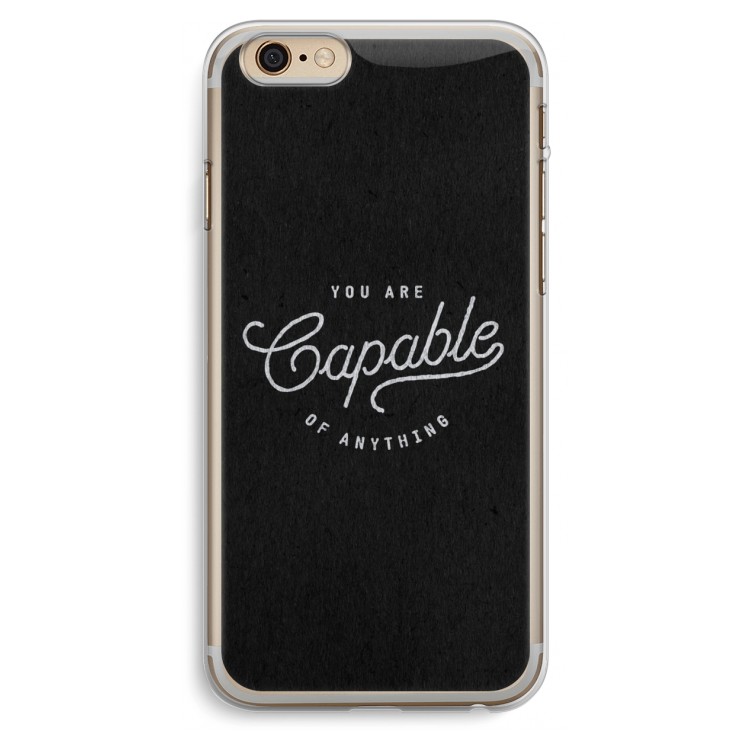 Capable: iPhone 6 Plus / 6S Plus Transparant Hoesje