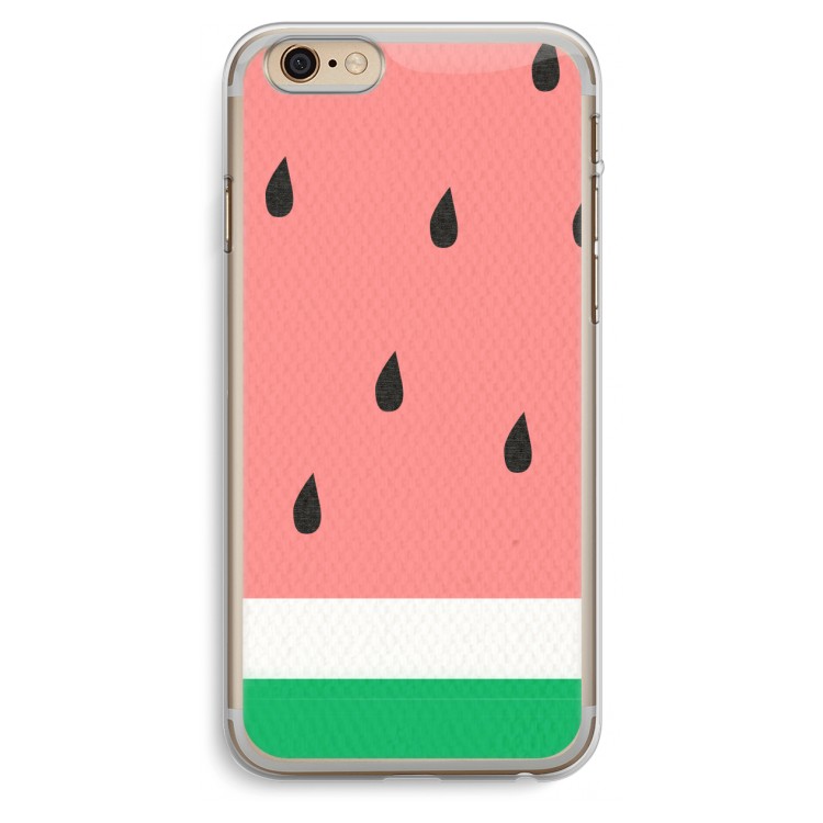 Watermeloen: iPhone 6 Plus / 6S Plus Transparant Hoesje