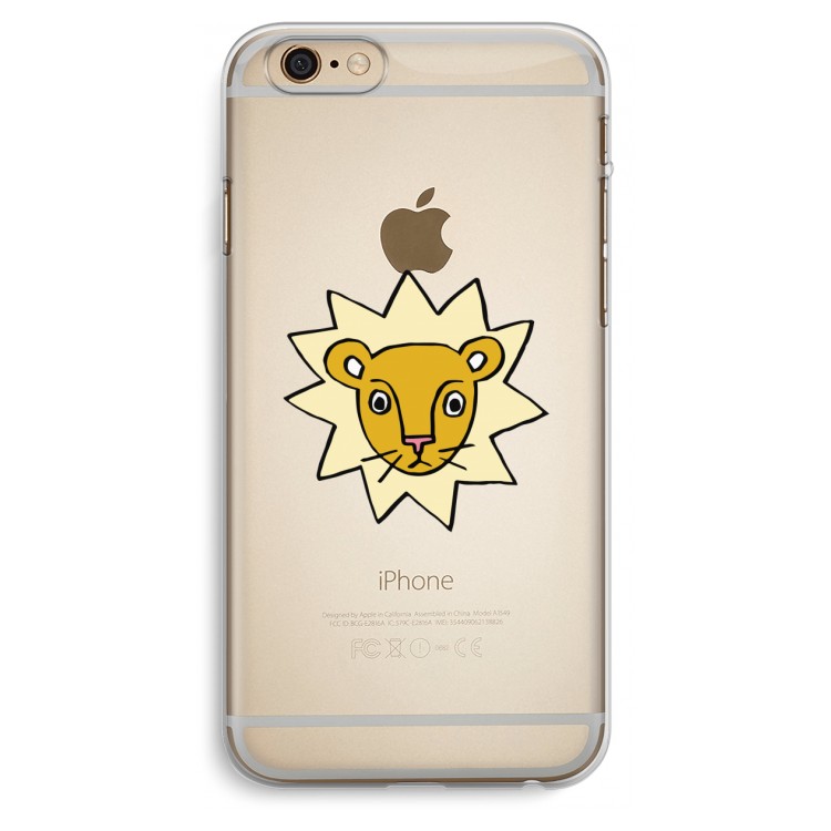Kleine leeuw: iPhone 6 Plus / 6S Plus Transparant Hoesje