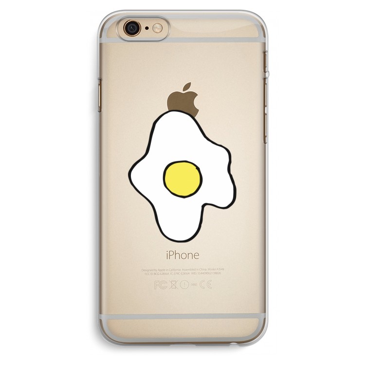 Spiegelei: iPhone 6 Plus / 6S Plus Transparant Hoesje