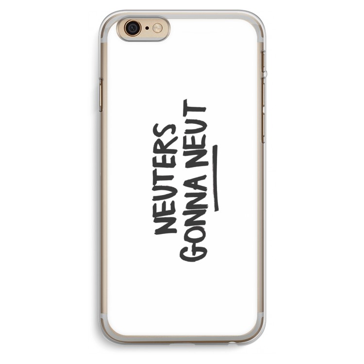 Neuters: iPhone 6 Plus / 6S Plus Transparant Hoesje
