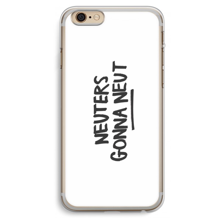 Neuters: iPhone 6 Plus / 6S Plus Transparant Hoesje