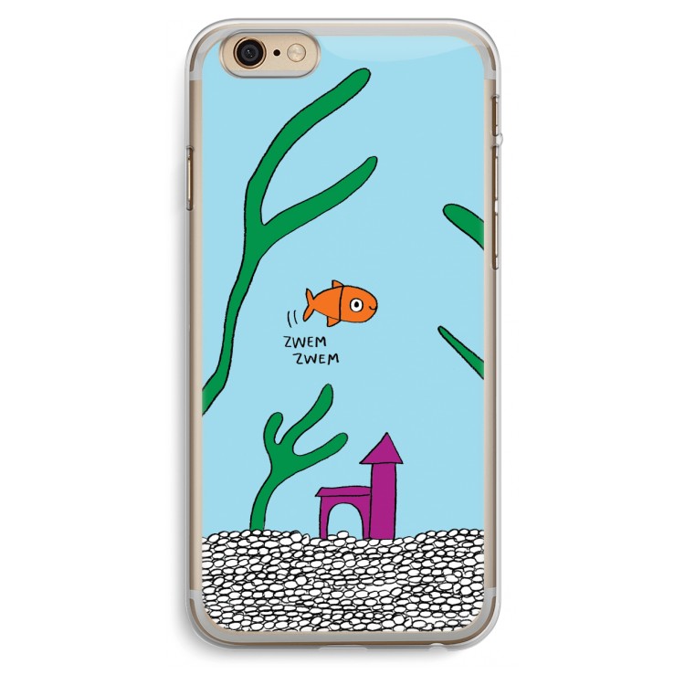 Aquarium: iPhone 6 Plus / 6S Plus Transparant Hoesje